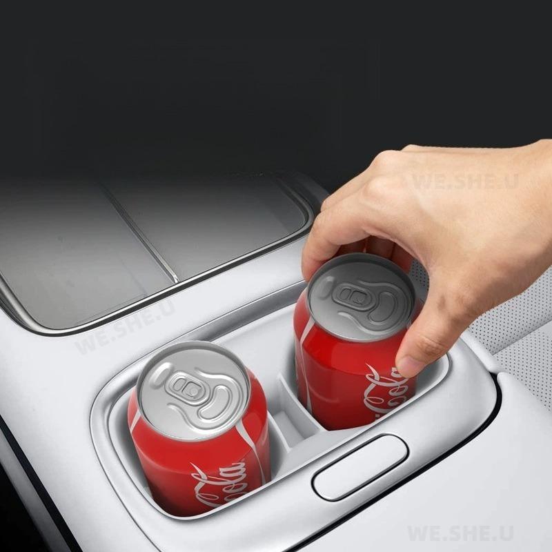 Silicone Car Cup Holder For Xpeng MONA L03 2026 2027 Car Center Console Cup Holder Insert Center Console Drink Organizer Holder