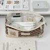 PU Leather Pen Bag Brown Pencil Pouch Waterproof Stationery Bag  School Office