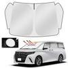 Cartist Toyota Alphard Vellfire 40 Серия Передний Солнцезащитный Экран Альфард Веллфайр 4-го Поколения Солнцезащитный Экран на Лобовое Стекло Шторка-Тень Затемняющая Шторка Солнцезащитный Экран УФ