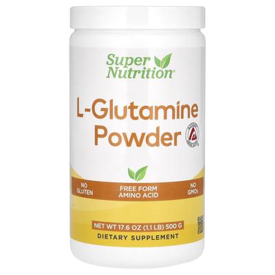 L-глютамин, без вкуса, 17,6 унции (500 г)