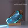 New Creative Indoor Bedroom Office Table Decoration Accents Ocean Art Crafts Luminous Tabletop Lamp Epoxy Resin Night Light Gift