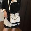 Korean Version of Fashion Chain Underarm Bag Women's 2025 New Fashion Commuter Bucket Bag Simple Shoulder Messenger Bag