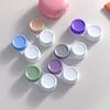 1pc Portable Oval Contact Lenses Case L+R Contact Lens Box Eyewear Case for Eyes Contacts Travel Kit Holder Lens Container