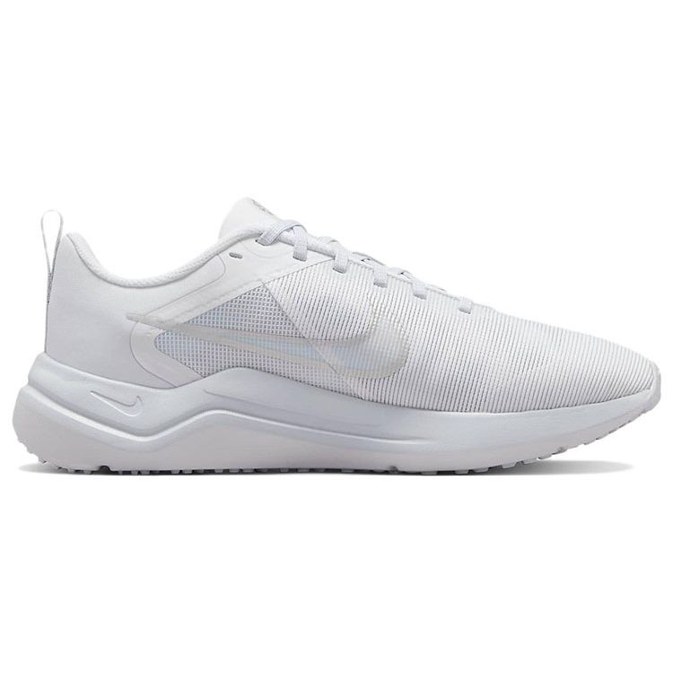 Nike Downshifter 12 Женские кроссовки White Metallic Silver Pure-Platinum DD9294-100