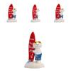 Surfing Puppy Cartoon Resin Ornaments For Photography Props And Decor Home
