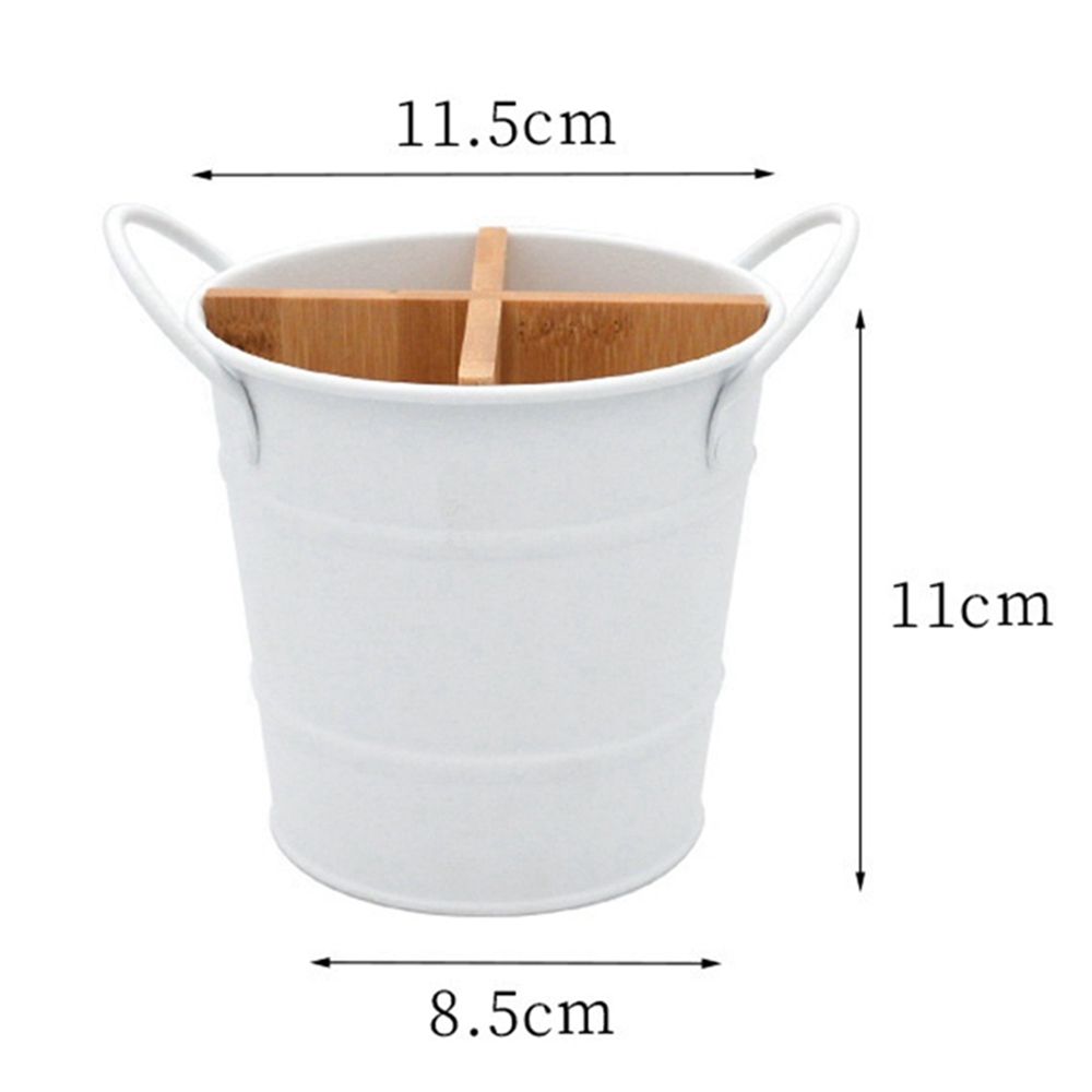 Storage Bucket Cooking Tool Chopstick Holder Cutlery Organizer Spoon Stand Bamboo Tableware Holder