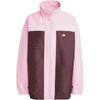 Originals Logo Print Pattern Stand Collar Zipper Loose Long Sleeve Jacket Women Jacket Pink JN8301