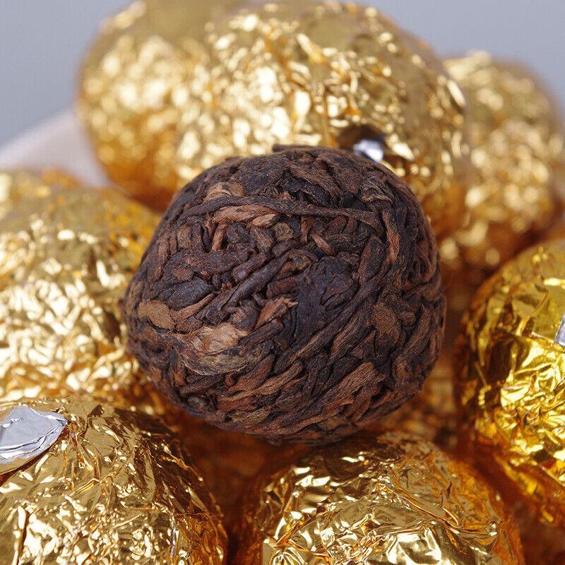 500 г Юньнаньский чай Пуэр Золотой бутон Дракона Жемчужина Древнего дерева Рассыпной чай Черный чай