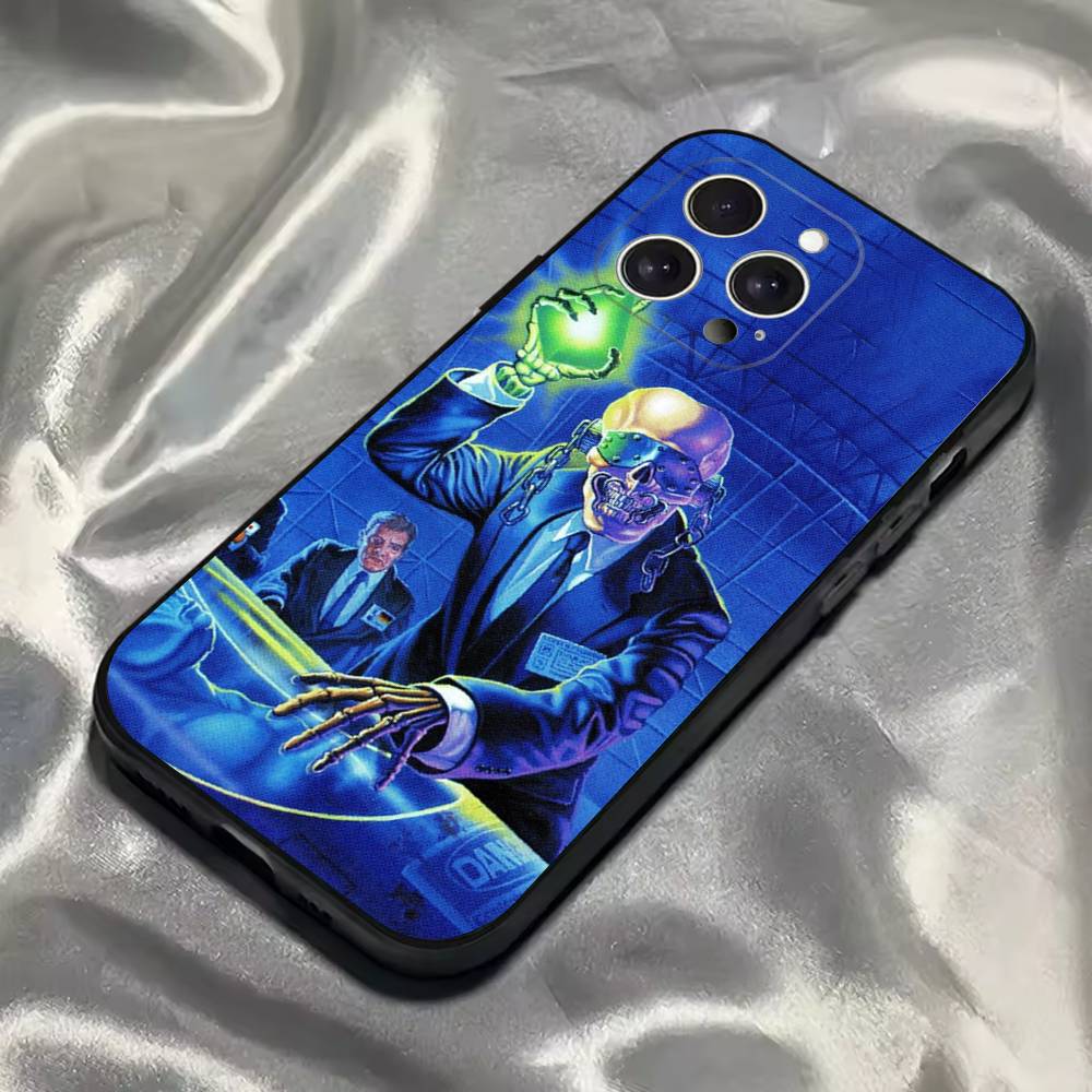 Чехол для телефона M-MegadethS Rust In Peace для iPhone 16,15,14,13,12,11,Pro,Max,Plus,X,XS,SE4,E,Mini, Мягкий черный чехол