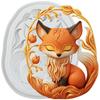 Силиконовые формы для лисы Животное Лиса Форма для мастики Инструменты для украшения торта Топпер для кекса Конфеты Шоколад Форма для гампасты