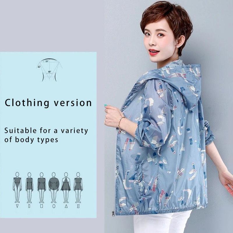 Ледяной шелк, солнцезащитная одежда, куртка с капюшоном и защитой от ультрафиолета, тонкая солнцезащитная одежда больших размеров, кардиган на молнии, топ с длинными рукавами