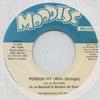 7-дюймовая пластинка JO JO BENNETT - Poison Ivy (со струнами) HM1038 Moodisc 1970 США Регги, Ска и Даб