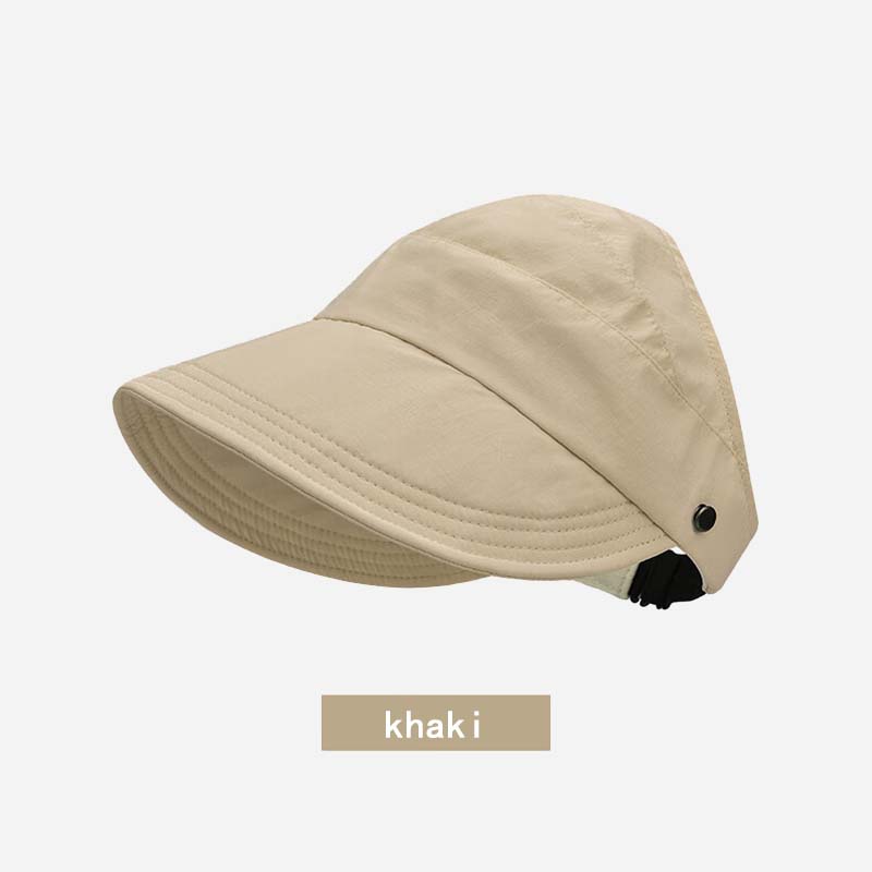 Quick Dry Hat Summer Empty Cap Women's Upgrade Can Hang Mask Outdoor Visor Thin Quick Dry Sunscreen Hat