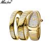 MISSFOX Quartz Watch Popular Women's Watch Mid Ancient Small Snake Shaped Fashionable Elegant Women's Watch