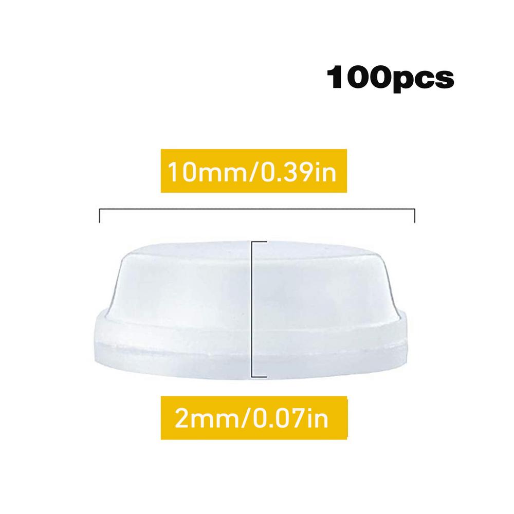 Wall Protectors From Door Knobs Adhesive Round Clear Door Handle Stop Home Accessories For Drawers Cupboards Cutting Boards