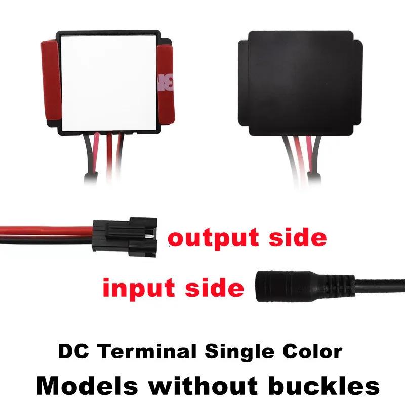 DC 12V 24V Зеркало Сенсорный Выключатель Датчик Зеркало Для Ванной Комнаты Зеркало Для Макияжа Светодиодный Монохромный Трехцветный Безэлектродный Регулировка Яркости