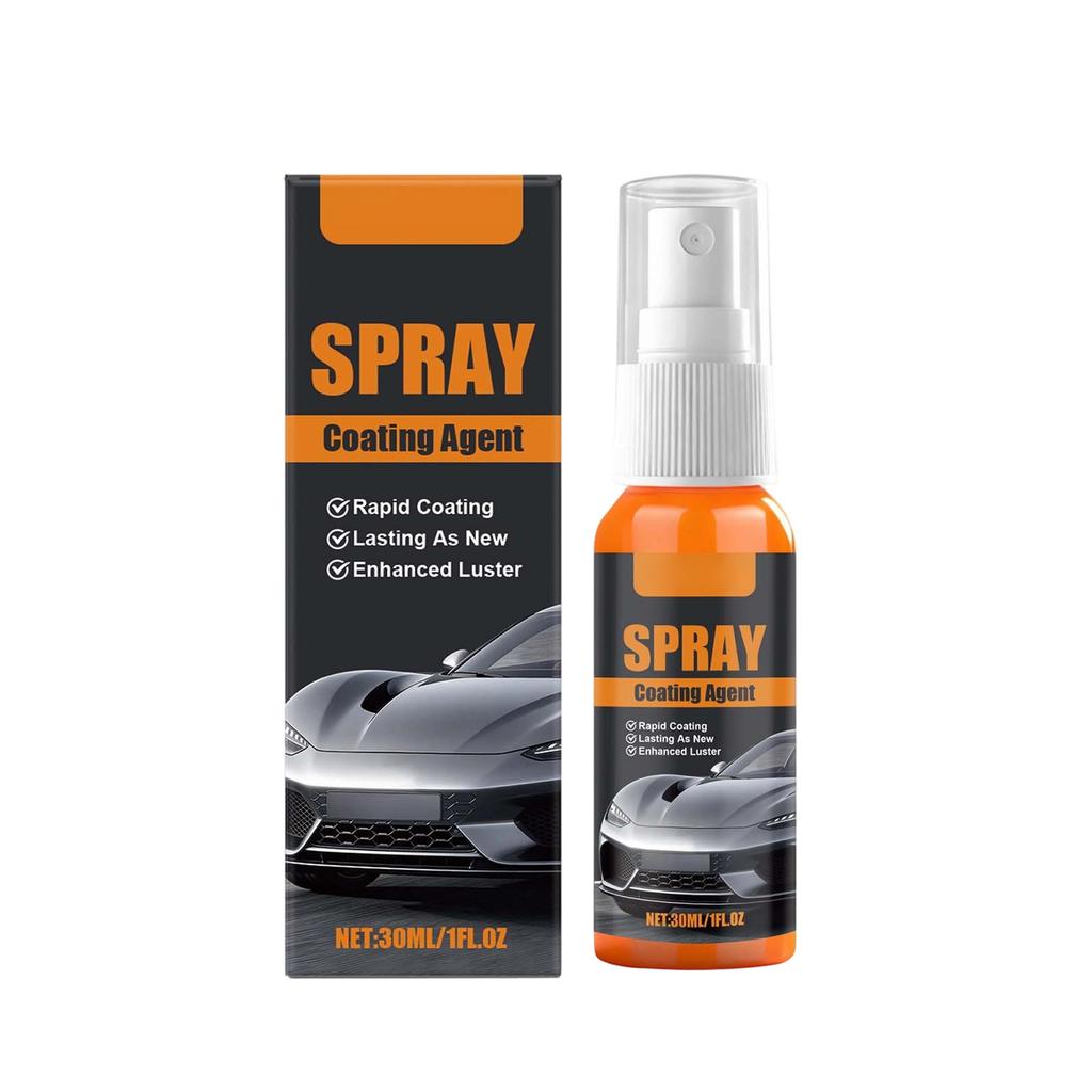 Car Coating Spray - Cleaning, Stain Removal, and Gloss Enhancement Spray for Car Exterior Coatings (30ml)