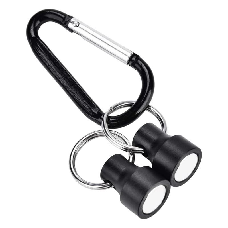 Рыболовные инструменты Магнитная пряжка для крючка Магнитный держатель для подвешивания и отпускания сетки для нахлыстовой рыбалки Клипса-карабин Магнитная пряжка