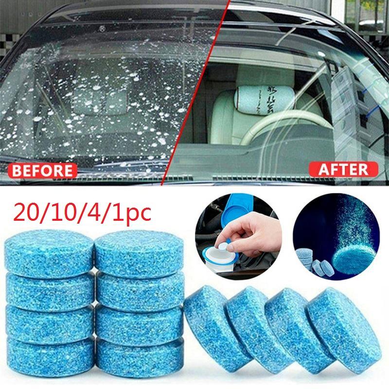 20/10/4/1Pc Car Windshield Glass Washer Cleaner Compact Effervescent Tablets Detergent