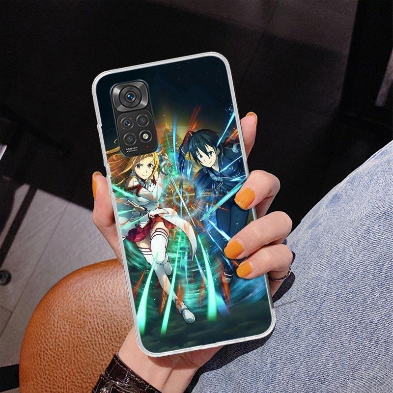 Sword Art Online Anime Phnoe Case for Phnoe Case for Xiaomi Redmi Note 15 14 14S 13 Pro Plus 12 12S 11S 11E 10S 10 11T 5G Unique