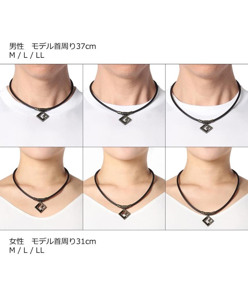 Colantotte Magnetic Necklace TAO AURA Matte Black M