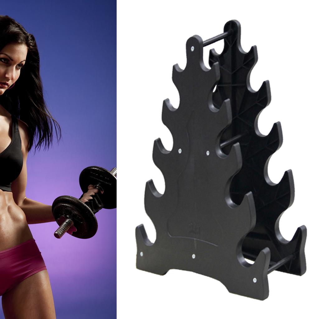 Dumbbell Stand Rack Dumbbell Bracket Dumbbell Weight Holder 5 Tier Hand Weight Tower Stand For Home Gym Organization