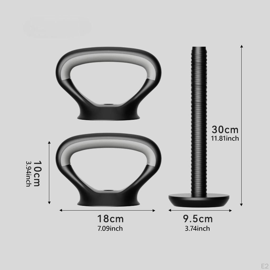 Ручки для гирь, рукоятки, тренировки с соединительным стержнем, оборудование для отжиманий, нескользящие, портативные