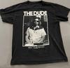 Новая футболка The Big Lebowski The Dude с изображением, смешная, черная, унисекс, размеры S-5XL