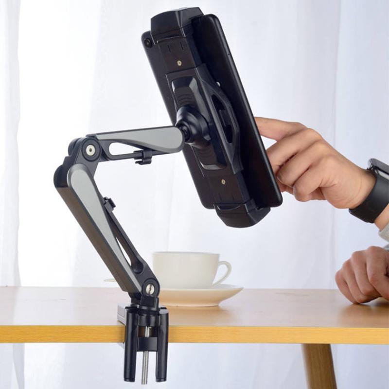 Xnyocn 360 Регулируемая подставка для планшета для 4-12,9-дюймовых мобильных телефонов и планшетов, ленивая подставка для кровати, настольное крепление для планшета, поддержка iPad Mini