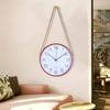 Настенные часы Часы Гостиная Современный Минималистичный Домашний Декор Настенные Подвесные Веревочные Деревянные Часы Часы Спальня Креативные