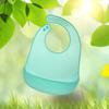 Transparent Food-Grade Silicone Baby Bib - Waterproof, Summer, Ultra-Thin