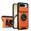 KEYSION Magnetic Phone Case for Raelme 16 5G Slide Camera Protection Upright Kickstand 360 Ring Shockproof Cover for Realme16 5G