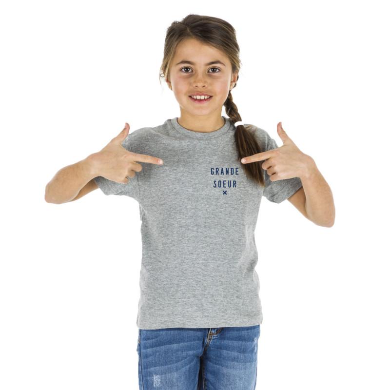 Kids Tshirt BIG SISTER X HEART WAF