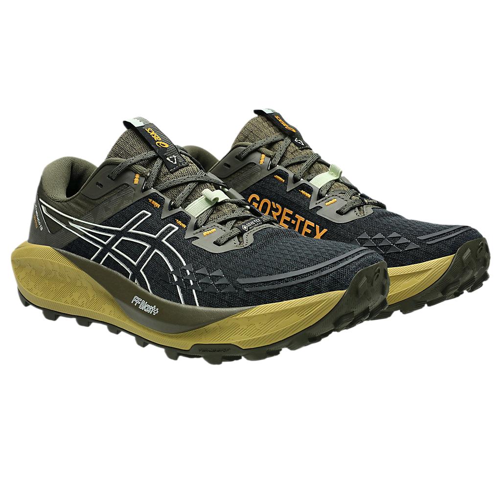 Asics Кроссовки Gel Trabuco 13 GTX Черный Шепот Зеленый Мужские 1011B978-003