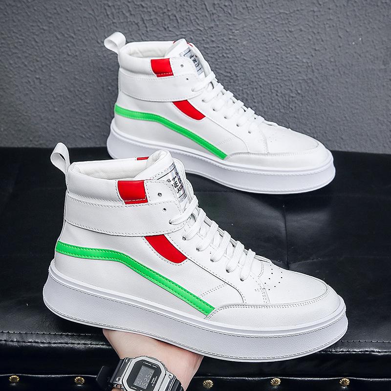 Высокие туфли мужские весенние новинки новогодние белые туфли мужская одежда с модной обувью модная обувь для молодых мужчин Вэньчжоу