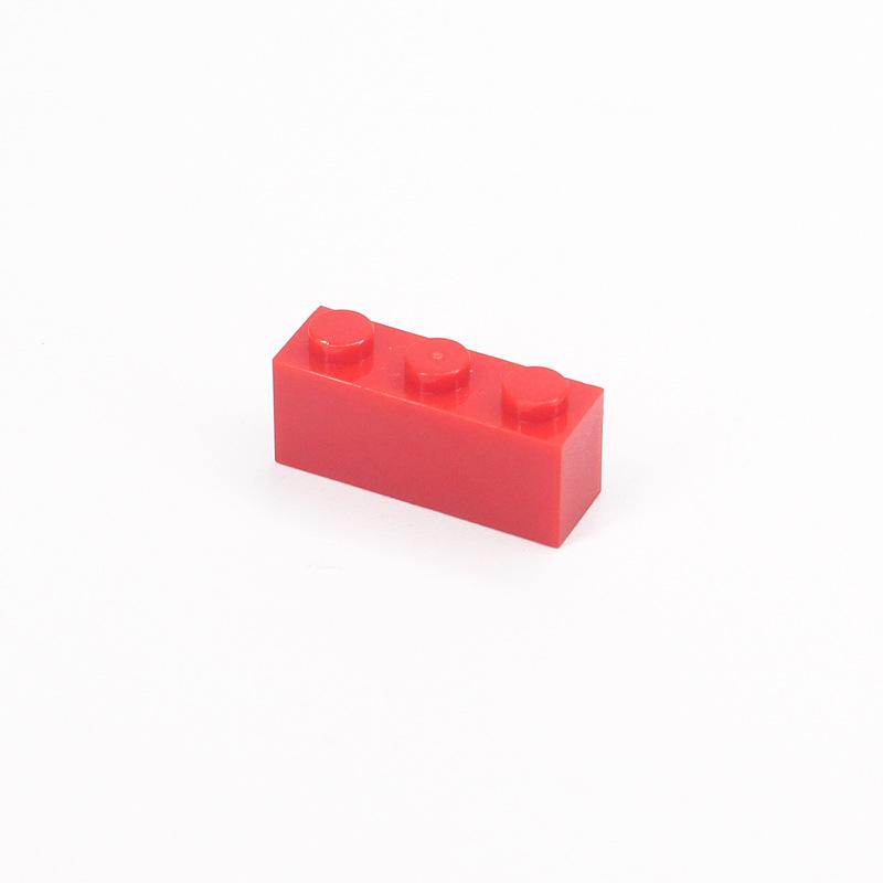 Пазл из мелких деталей, детский строительный блок, детали для DIY, кирпичик 1x3 отверстия, совместимые запасные части