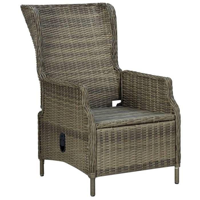 Maison Exclusive - Ensemble à manger de jardin 5 pcs Marron