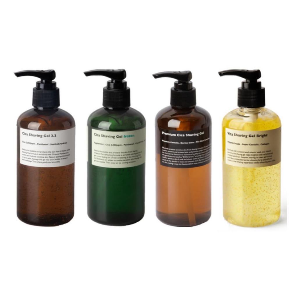 [Lazy Society] Cica Shaving Gel (4types) / Cica, Frozen, Vita Bright, Premium