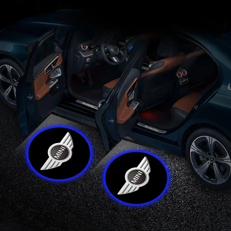 BAGP9 2026 Car Sticker LED Car Door logo Projector Emblem Welcome Light For BMW E90 E91 E92 E60 E61 F11 F10 F07 E63 E64 F12 F13 F30 E8