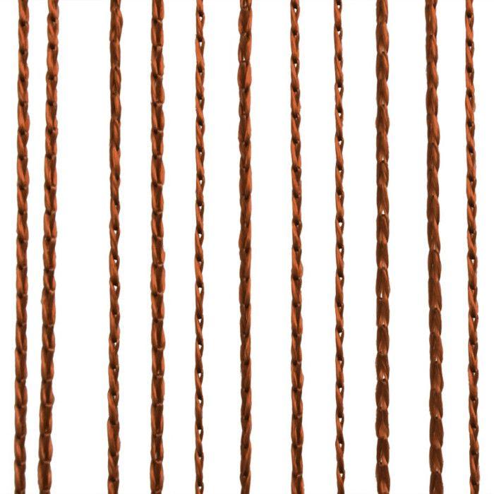 VidaXL String Curtain 2 Pcs 100 X 250 Cm Brown