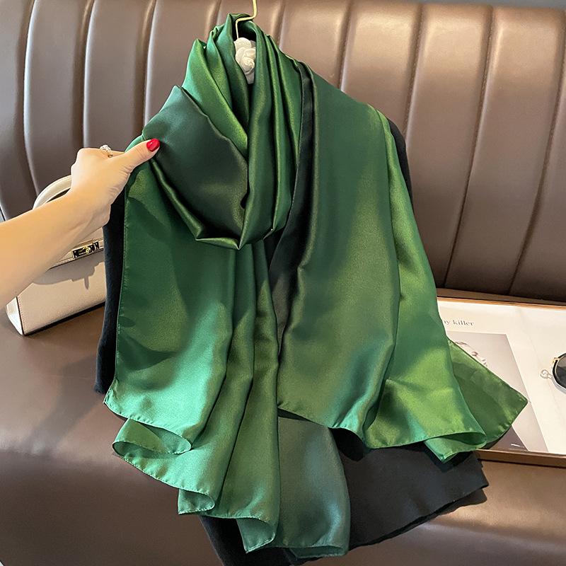 Women'S Elegant And Versatile Spring And Summer Sunscreen Autumn And Winter Warm Scarf Fashion Shawl Dual-Purpose