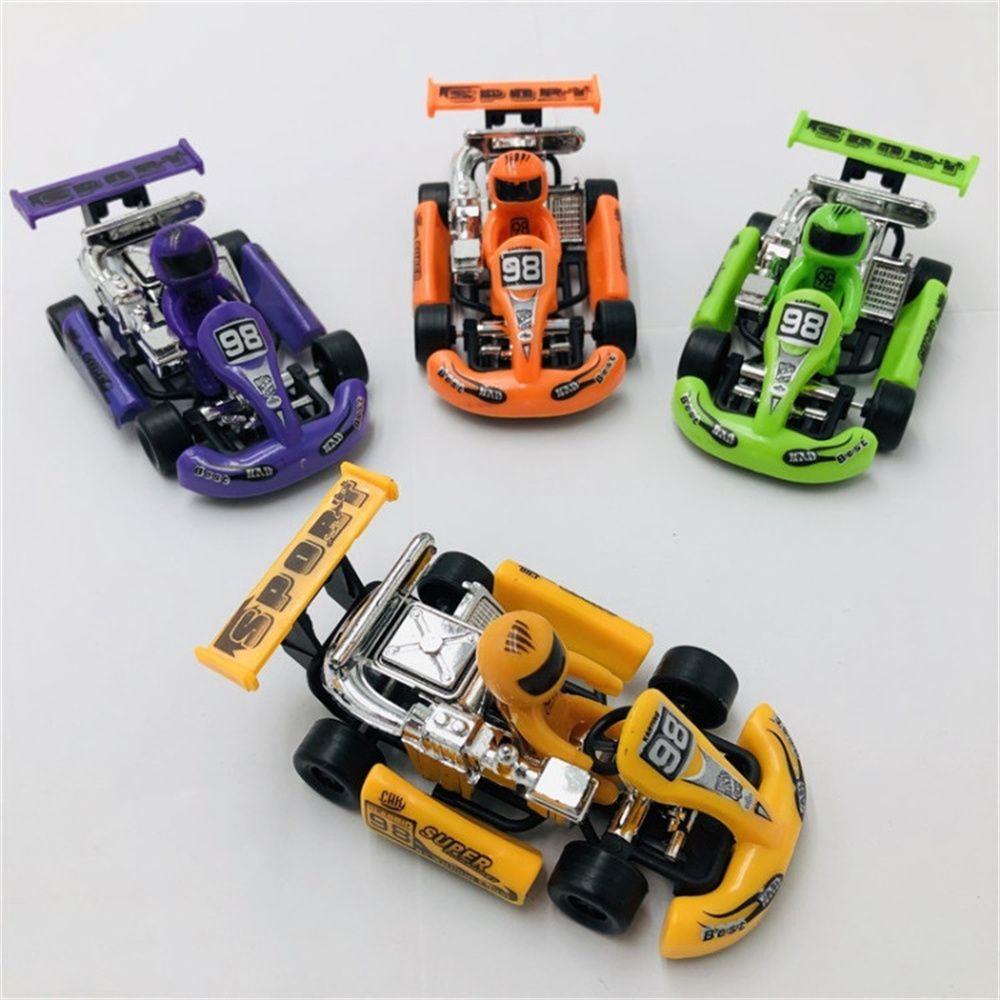 Vehicle Set Toy Vehicles 4 Wheels Racing Car Toy Inertia Car Toy Pull Back Kart Toys Formula Car