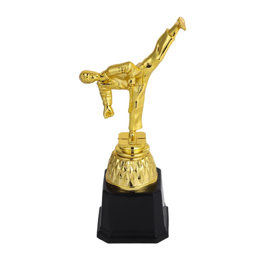 Пластиковая Модель Золотой Трофей Награды Боевые Искусства Награда Победителя Трофей Игрушка Школьный Наградной Приз