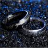 Fancy Trendy Men's Fashion Stylish Minimalist Titanium Steel Ring Men Non-Fading The Lord of the Rings Punk Fashion Ornament