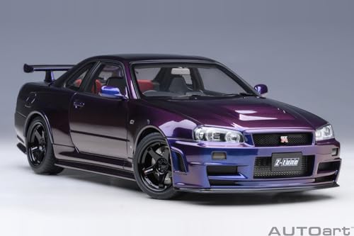 AUTOart 1/18 Scale Nismo R34 GT-R Z-tune Midnight Purple III Finished Product