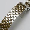 Stainless Steel Watchband Watch Band Solid Polished Bracelet Straps Curved End 24mm 22mm 21mm 20mm 19mm 18mm