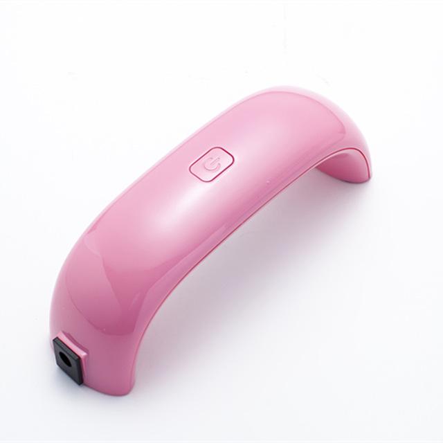 Мини-сушилка для ногтей 9 Вт, 9 цветов, портативная Qcuik-dry для всех гелей, инструменты для дизайна ногтей, домашнее использование, УФ-светодиодные лампы