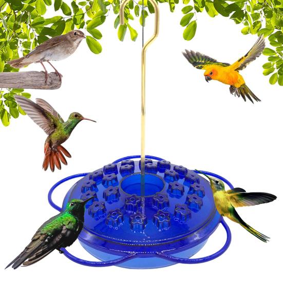 Кормушка для птиц Дизайн в форме цветка Кормушка для колибри Всепогодная поилка Интегрированный цветок
