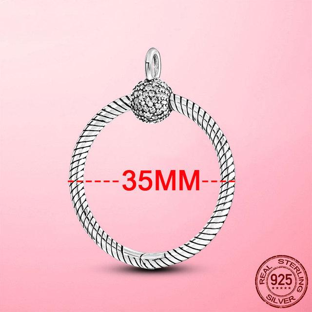 Новый кулон в форме сердца 925, серебряный кулон O, подходит для кабельной цепи, кулон, ожерелье, сделай сам, очаровательные бусины, ювелирное изделие, подарок