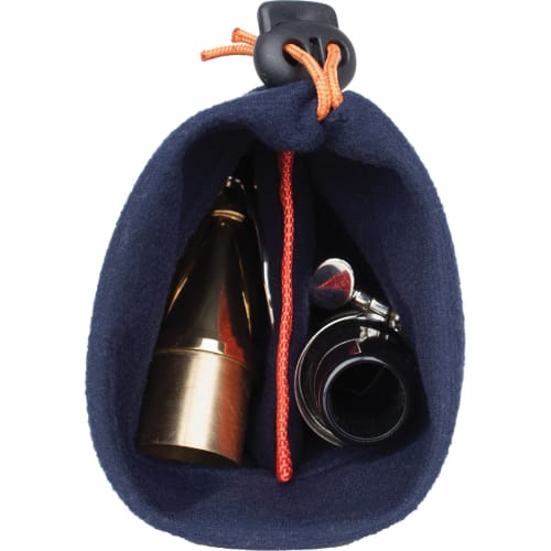 Protec Necked Baritone Saxophone Bell with Storage Pouch for Mouthpieces and Other Accessories (A314)